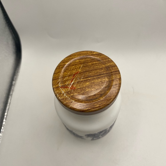 Vintage Glass Ceramic German Apothecary Mustard Condoment & Spices Kitchen Jar. - Picture 4 of 5